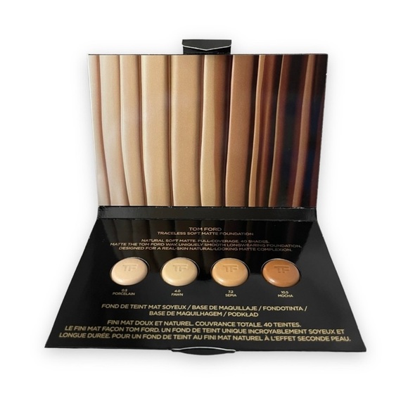 ✨NIB✨ TOM FORD “De La Creme” Eye Color Eyeshadow Palette + Soft Matte Foundation - Picture 5 of 16